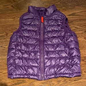 Primary down vest - size 6-7
